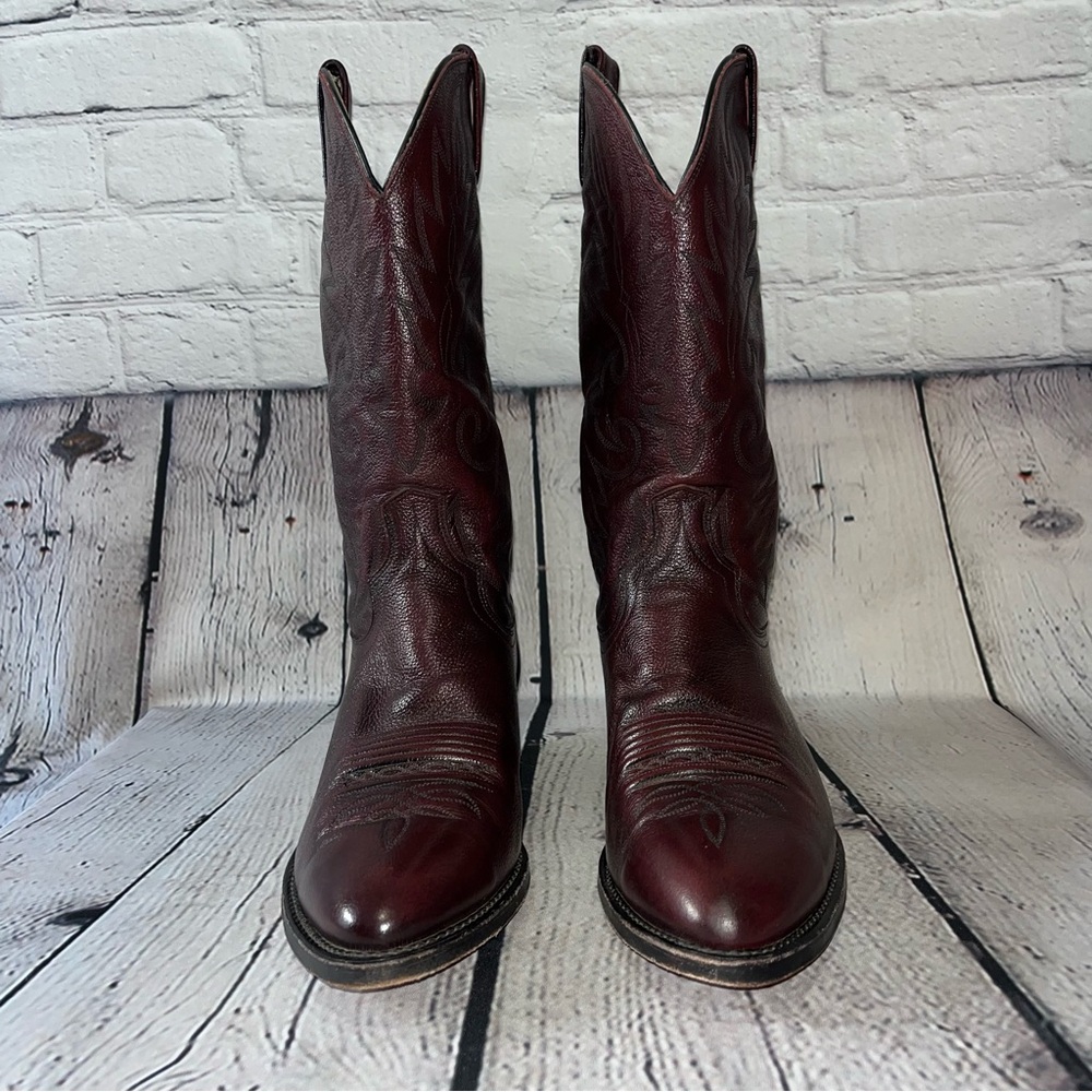 ✅SOLD✅ Dan Post Western Leather Cowboy Boots - Picture 5 of 17